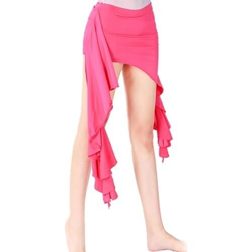 Latin dance irregular skirt belly dance armband dance skirt R7RF