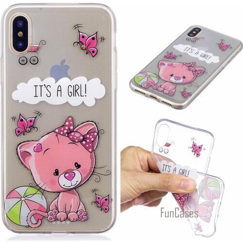 Lovely Cat Phone Case for Samsung Galaxy S8 Plus A3 A5 2016 J3 J5 Prime J7 2017 Soft TPU Cover Case for iPhone X 8 Plus 7 6 5
