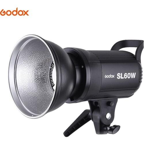 Godox SL60W LED Video Light SL-60W 5600K White Version Video Light Continuous Light Bowens Mount for Studio Video Recording