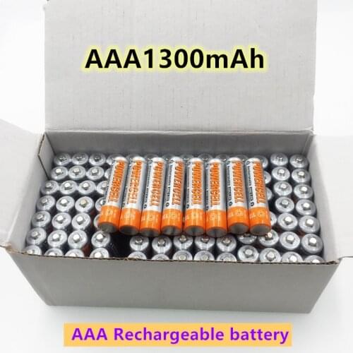 1.2V AAA1300 battery 1800 mAh 3A Rechargeable battery NI-MH 1.2 V AAA battery for Clocks, mice, computers, toys so on