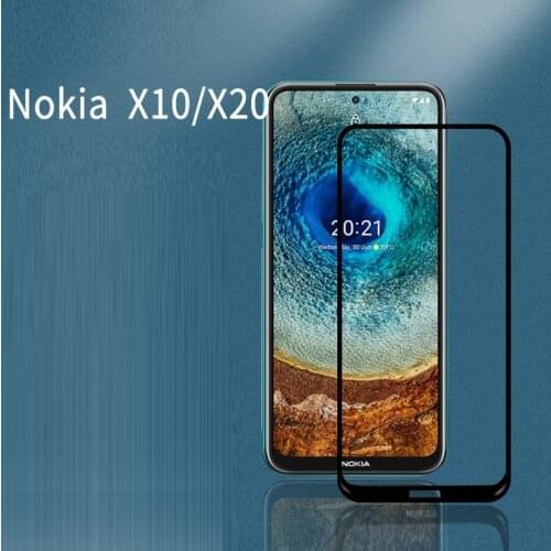 3D Full Glue Tempered Glass For Nokia X10 X20 Full Screen Cover Screen Protector Film For Nokia X10 X20