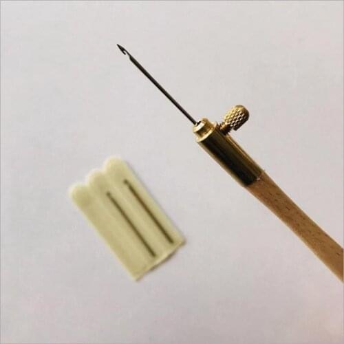 50set Wooden Handle Tambour Metal Crochet Hook with 3pcs Needles #70 #100 #120 Embroidery Beading Crochet Set sport toy