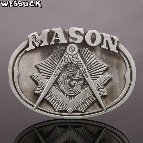 WesBuck Brand Big Belt Buckles for Man Women Tools Trangle Western Buckles Men Metal Cowboy Belt