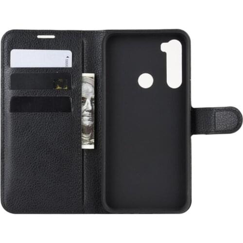 PU Leather Wallet Case For Xiaomi Redmi Note 8 Pro Business Phone Case For Redmi Note 8 Pro Book Case Soft Silicone Back Cover