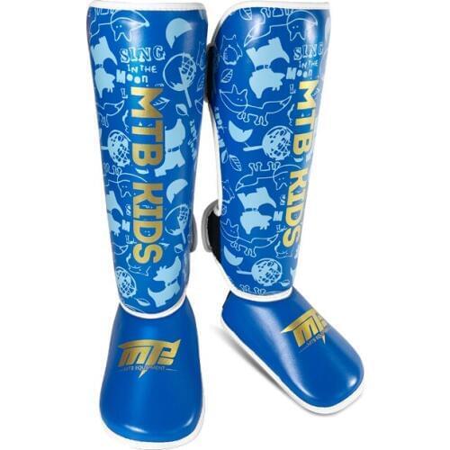 Kids/Adult MMA Sparring Boxing Muay Thai Shin Guards W/Insteps Kickboxing Ankle Support Equipment Wushu Legs Protectors EO