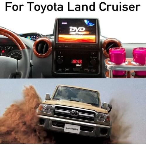 For Toyota Land Cruiser Prado J70 LC70 LC71 LC75 LC76 Car Stereo Whit DVD CD Screen Audio Navigation GPS Navi Radio CarPlay