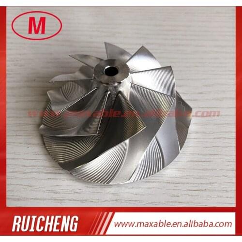 GTX3076 GEN ll reverse 58.23/76.43mm point milling 9+0 blades bore:6.00 turbo billet/milling/aluminum 2618 compressor wheel