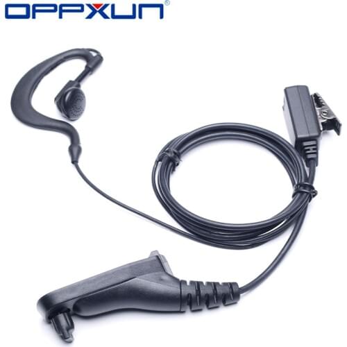 Curve Earpiece Headset Mic for Motorola XIR P8268 P8260 P8200 APX4000 APX2000 APX6000 XPR6300 MTP6550 Walkie Talkie Ear Hook