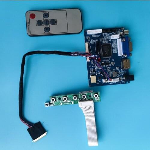 Kit Work for N070ICG-L21 1280x800 Controller Board 40pin Display 2AV VGA AV LED HDMI Screen Panel Driver Monitor Remote 7"