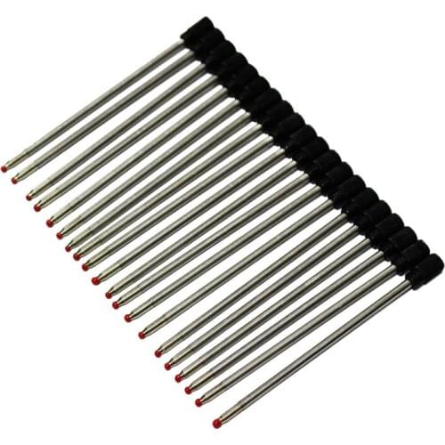 Free shipping crystal pen refills Rotary ballpoint pen refills with Blue and Black ink for twist metal ball pens 20pcs/lot