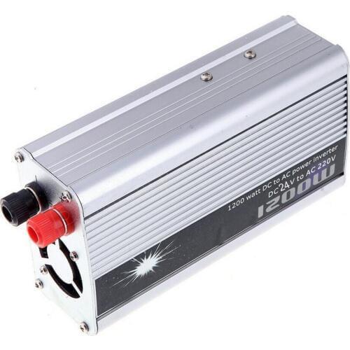 Modified Sine Wave 24V DC to AC 220V 1200W Inverter Converter USB Charger Adapter 50HZ Car Auto Power supply