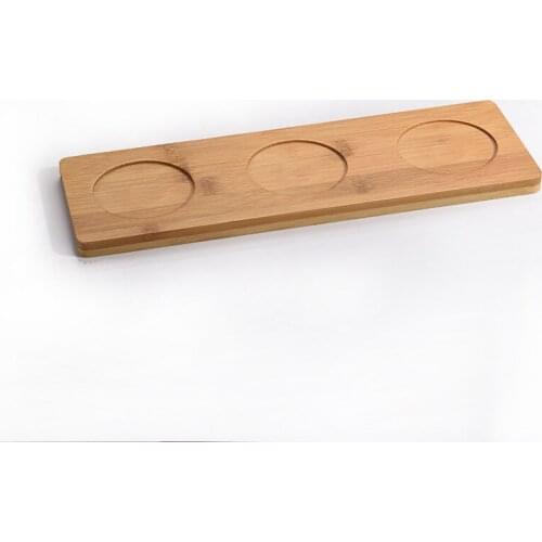 Seasoning Jar Bamboo Tray Set One Grid, Two Grids, Three Grids, Four Grids, Flat Panel Kitchen Tool Base