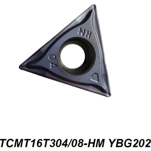 Original TCMT 16T304 16T308 TCMT16T304-HM TCMT16T308-HM YBG202 Processing Stainless Steel And Steel CNC Lathe Tool Insert