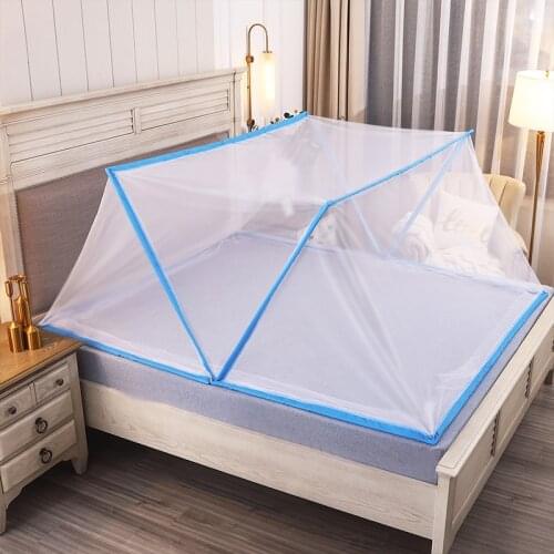 Portable Student Dormitory Anti-Mosquito Net Adult Childrens Bed Bottomless Folding Storage Mosquito Net Foldable