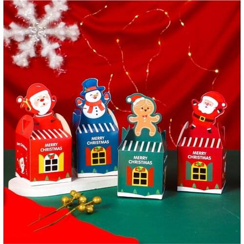 Holiday gift Christmas favors for guests rice mini cardboard Decoration Gift Communion details for guests gifts for guest Paper