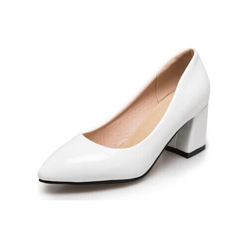 Big Size Simple pointed shoes ladies high heels women shoes woman pumps