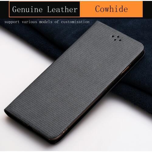 Luxury Genuine Leather flip Case For Xiaomi Redmi Note 5A case Diamond pattern soft silicone Inner shell phone flip cover