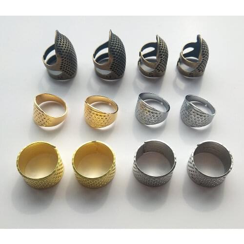 Sewing Tools Finger Protector Thimble Retro Style Needles Ring DIY Handworking Needle Craft Household Accessories