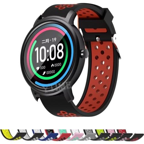 Silicone Watch Accessories Band for Xiaomi Mibro Air Strap Sport Watchband Bracelet Replacement Wristband for Mi bro Air correa