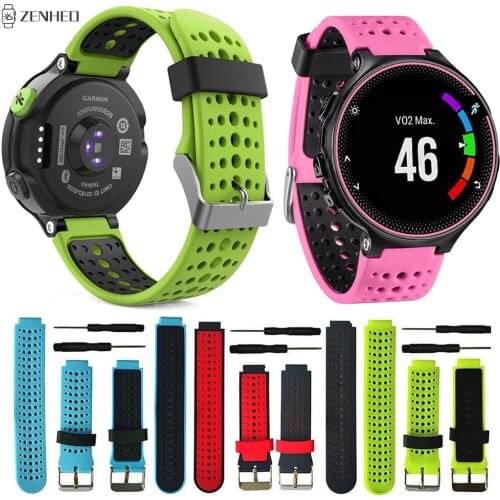 Silicone Strap Replacement Watchband For Garmin Forerunner 220/230/235/620/630 Smart Watch Band Accessories with Removal Tool