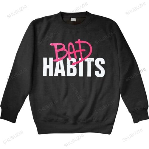 Bad Habits Men hoodies sweatshirt cotton streetwear Womens hoody USA autumn long sleeve brand harajuku hip hop hoodie stockholm