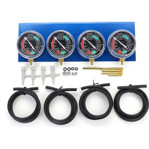 2pcs/4Pcs Motorcycle Carburetor Vacuum Gauge Balancer Synchronizer Tool W/Hose Kit For Honda/Yamaha/Suzuki/Harley