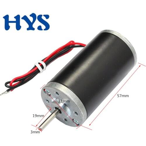 31zy Mini Motor Electric DC 12V 24V High Speed 3500/5000/6000/8000rpm PWM Reversed Permanent Magnet Moteur 12 Volt V DIY Engine