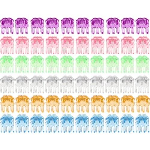 60pcs Orchid Support Clips Garden Clamps Flower Vine Fixing Clips