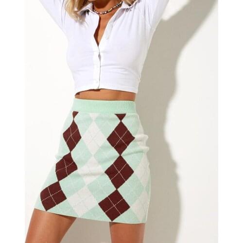 BRUSCREST Knitted Pencil Skirts