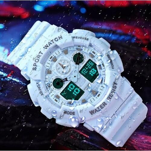 Top Brand Luxury Military Mens Digital Watches Waterproof Sports Wristwatches Fashion Quartz Watch Male Clock Relogio Masculino