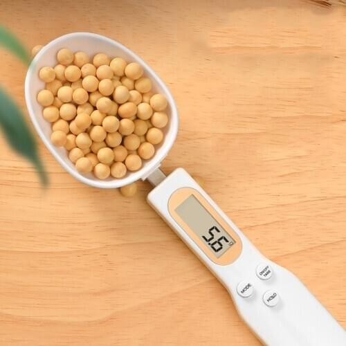 LCD Display Digital Kitchen Measuring Spoon 500/0.1g Electronic Digital Spoon Scale Mini Kitchen Scales Baking Accessories Tools