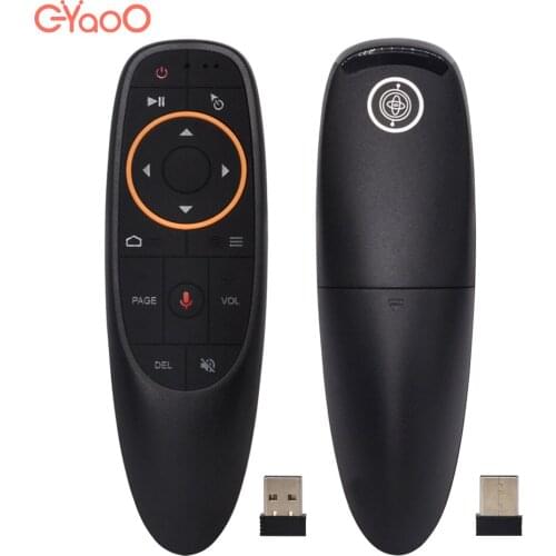 TV Box G10S Voice Remote Control 2.4G Wireless Air Mouse Gyroscope IR Learning for Android HK1 H96 Max X96 MINI