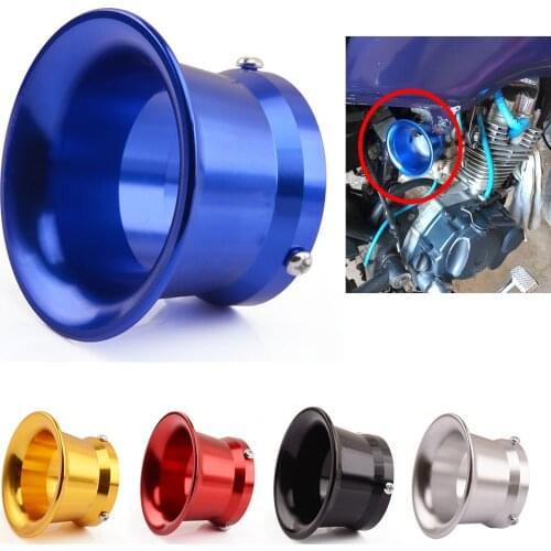 50mm Motorcycle Carburetor Interface CNC Aluminum Alloy Horn Wind Cup For Moped ATV PWK21 PE28 30mm Carburetor Air Filter Cup