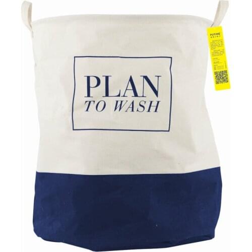 Storage Big Size Laundry Basket Washing Dirty Clothes Sundries Box Organizer Bin Folding Waterproof Bathroom Sorter 40CMX50CM