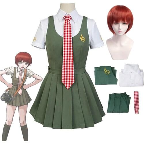 Anime Danganronpa Koizumi Mahiru Cosplay Costumes Japanese Uniform Sailor Suit Women Dress Girls Clothing