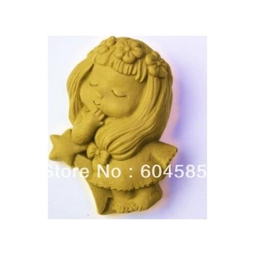 A Little Princess S063 Craft Art Silicone Soap mold Craft Molds DIY Handmade soap molds