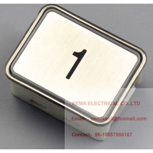 Mitsubish elevator HOPE push button DA340/ MTD340 44.5*34*22.5MM