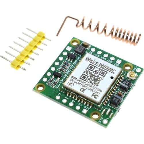Smallest GPRS GSM Module WIS800C Micro SIM Card Core BOard Quad-band TTL Serial Port compatible SIM900A SIM800L SIM800C