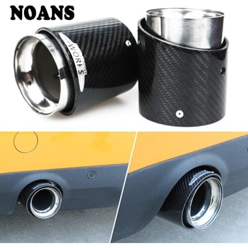 1PC 3K Carbon Exhaust Muffler Tip for MINI Cooper S R55 R56 R57 R58 R59 R60 R61 F54 F56 F57 F60 CLUBMAN COUNTRYMAN PACEMAN COUPE
