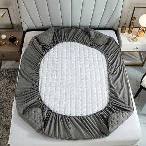 100% Cotton Thicken Quilted Mattress Cover Anti-bacterial King Size Customized Bed Pad Protector Cover Matress Cover Bed Cover