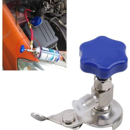 Auto Air Conditioning AC Cooling Equipment R134a R12 Refrigerant Freon Opener Tools 340 Red Bottle Opener Auto Repair Tool