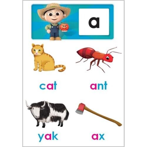 Oxford natural spelling Oxford Phonics World card 1-5 levels Letters words flash card children English teaching tools 16*22cm