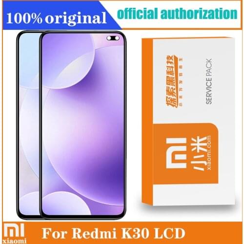 Original 6.67'' Display Replacement for Xiaomi Redmi K30 LCD With Frame Touch Screen Digitizer Assembly for Redmi K30 Display
