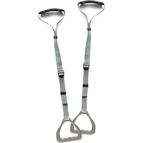 Indoor Pull-Up Gymnastic Rings Metal Buckles Non-Slip Childrens Fitness Ring E56D