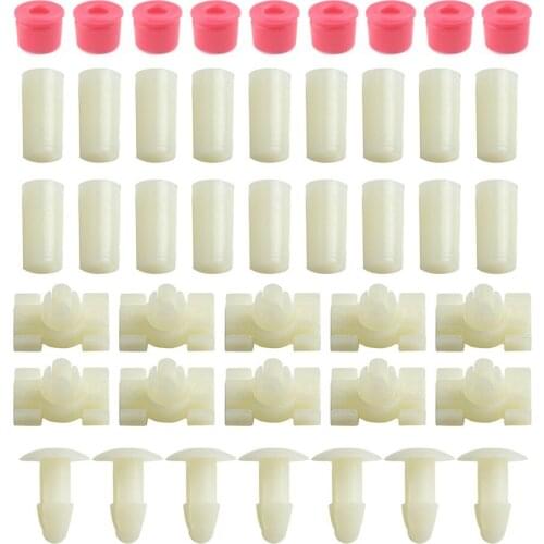 Plastic Clamps Plugs Clips Rear 548484 For Mercedes Benz W123 Grommets