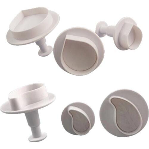 Fondant Cutter Plastic Cake cookie biscuit Cutter Plunger Mold Fondant Baking Cake Decorating Tools Christmas Baking Baking Tool