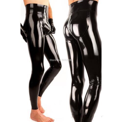 SEXY MEN LATEX TROUSERS 3d CROTCH CUT AND CROTCH ZIP CUSTOMIZED