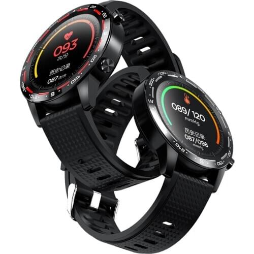 Sports Bracelet New L12 Smart Watch Full Circle Touch Heart Rate Blood Pressure ECG monitoring IP68 Waterproof with Bluetooth