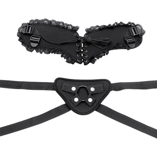 Adjustable Adult Strap On Dildos Pants Harness Strapon Penis Bondage Female Masturbator Sex Toys for Women Lesbian Lace