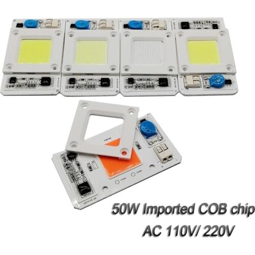 New type LED COB Lamp Chip 50W AC 110V 220V Input Smart IC Driver Fit For LED